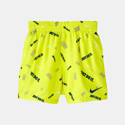 Nike Swim Kids' Logofetti Lap 4-inch Shorts Multi