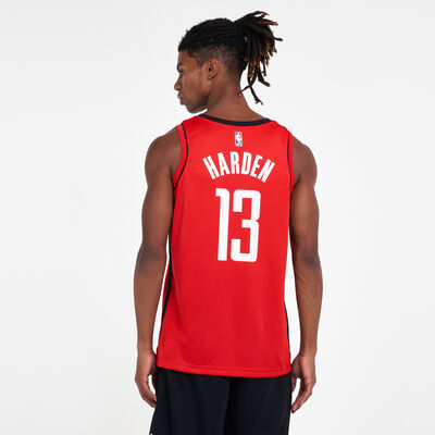 Nike Men's NBA Houston Rockets James Harden Icon Edition Swingman Jersey Red Nike Men's NBA Houston Rockets James Harden Icon Edition Swingman Jersey Red