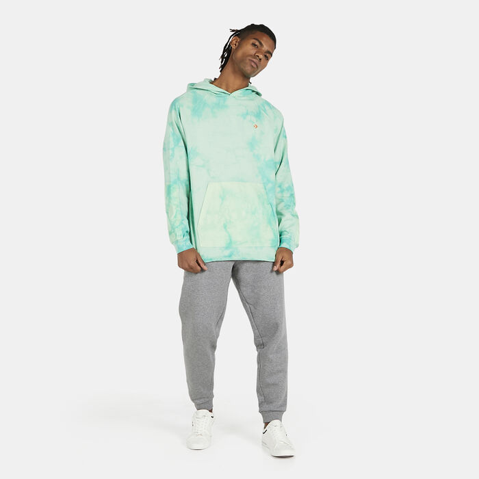 Converse Men's Marble Pullover Hoodie Green Converse Men's Marble Pullover Hoodie Green image number 2