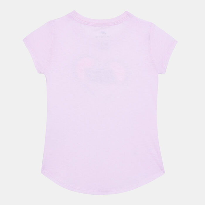 Nike Kids' Heart Print T-Shirt Pink Nike Kids' Heart Print T-Shirt Pink image number 1