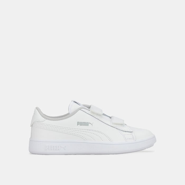 PUMA Kids' Smash V2 Leather Shoe White PUMA Kids' Smash V2 Leather Shoe White image number 0