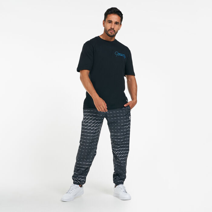 adidas Men's Monogram Graphic Sweatpants Black adidas Men's Monogram Graphic Sweatpants Black image number 2