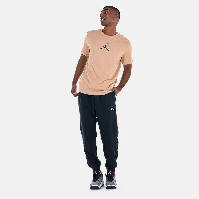 Jordan Men's Dri-FIT Jumpman T-Shirt Beige Jordan Men's Dri-FIT Jumpman T-Shirt Beige image number 2