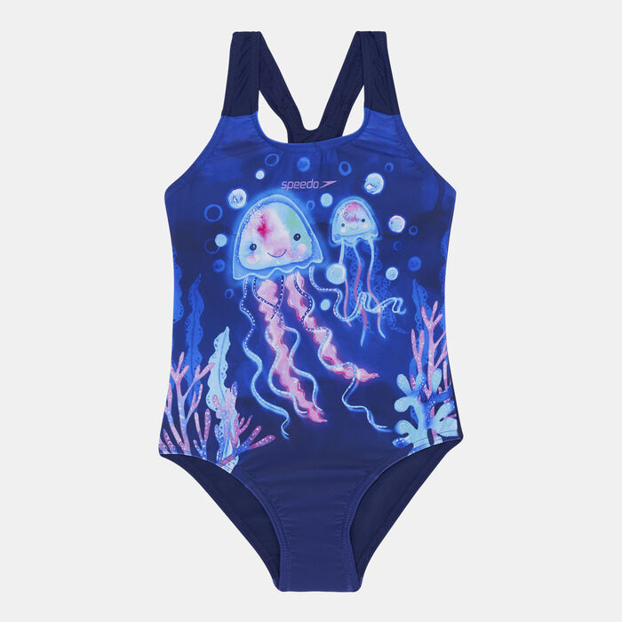 Speedo Kids' Digital Placement Swimsuit Multi Speedo Kids' Digital Placement Swimsuit Multi image number 0