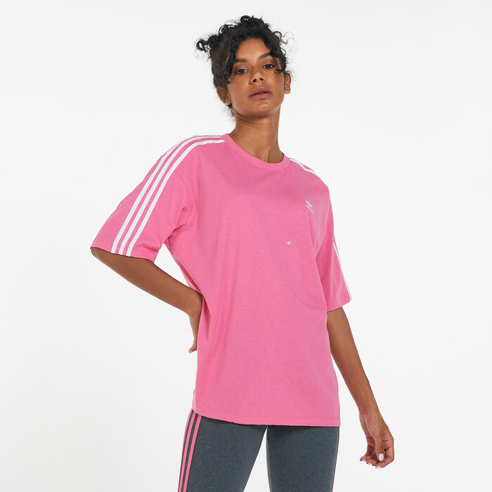 adidas Originals Women's Adicolor Classics Oversize T-Shirt Pink adidas Originals Women's Adicolor Classics Oversize T-Shirt Pink image number 0