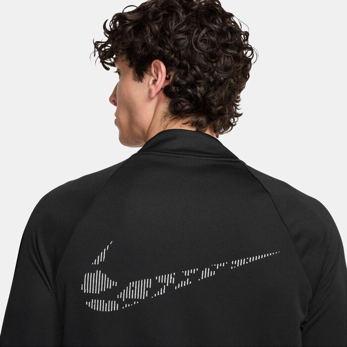 Nike Men's Element Running Division 1/2-Zip Midlayer Running Top Black Nike Men's Element Running Division 1/2-Zip Midlayer Running Top Black image number 2