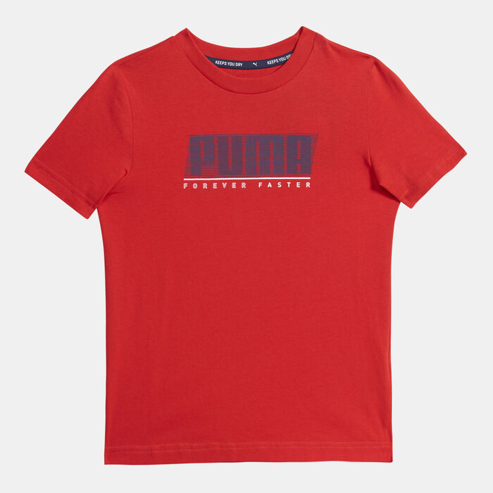 PUMA Kids' Active Sports Graphic T-Shirt Red PUMA Kids' Active Sports Graphic T-Shirt Red image number 0