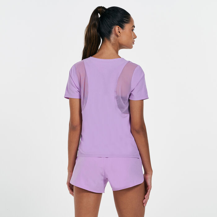Nike Women's Air T-Shirt Purple Nike Women's Air T-Shirt Purple image number 1
