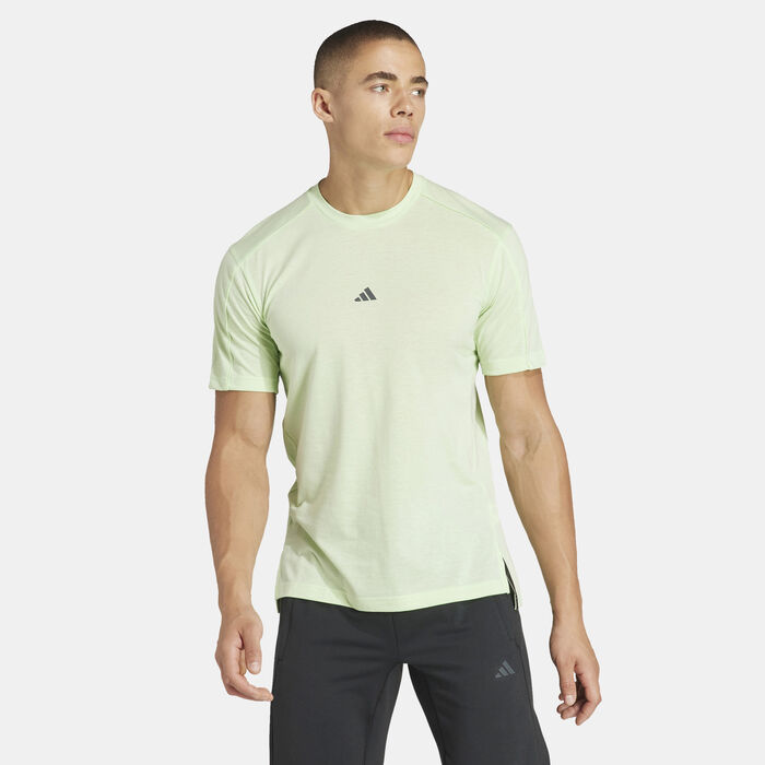 adidas Men's Yoga T-Shirt Green image number 0