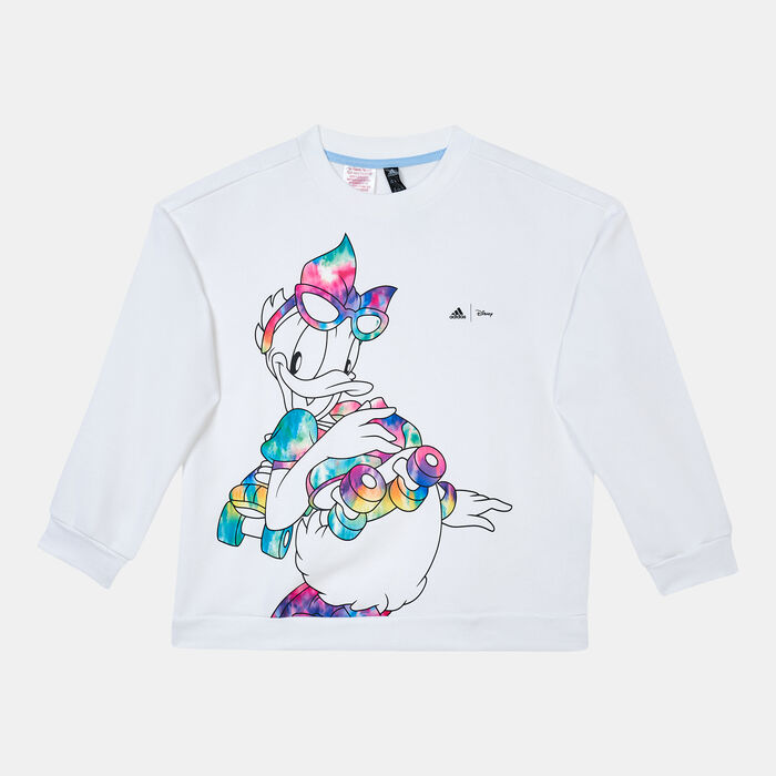 adidas Kids' Disney Daisy Duck Sweatshirt White image number 0