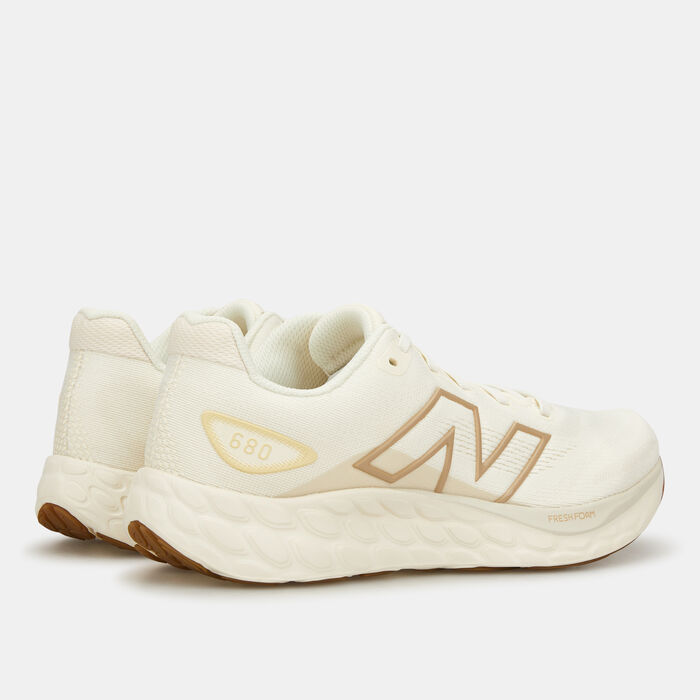 New Balance Women's Fresh Foam 680v8 Running Shoes Beige image number 2