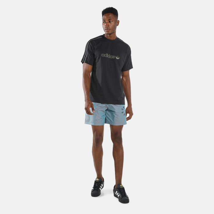 adidas Men's Adicolor Shattered Trefoil Shorts Multi adidas Men's Adicolor Shattered Trefoil Shorts Multi image number 2