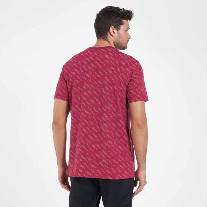 Nike Men's Dri-FIT Defect Burnout Windrunner T-Shirt Red Nike Men's Dri-FIT Defect Burnout Windrunner T-Shirt Red image number 1