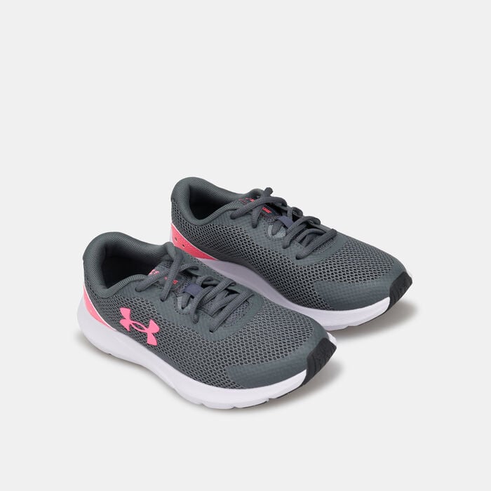 Under Armour Kids' UA Surge 3 Running Shoe (Older Kids) Grey Under Armour Kids' UA Surge 3 Running Shoe (Older Kids) Grey image number 2