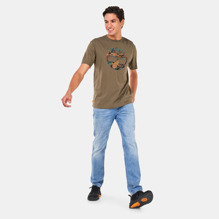 Timberland Men's Outdoor HER SSNL Camo Tree Logo T-Shirt Green Timberland Men's Outdoor HER SSNL Camo Tree Logo T-Shirt Green image number 2
