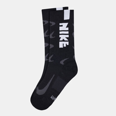 Nike Men's Multiplier Baby Teeth Crew Socks Black