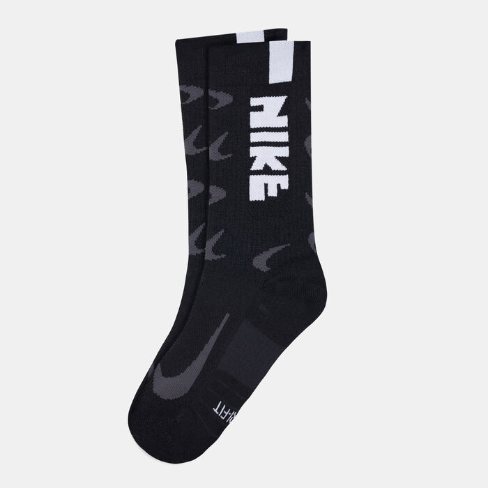 Nike Men's Multiplier Baby Teeth Crew Socks Black Nike Men's Multiplier Baby Teeth Crew Socks Black image number 0