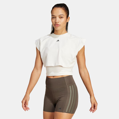 adidas Women's Power 3-Stripes Training Tank Top White adidas Women's Power 3-Stripes Training Tank Top White