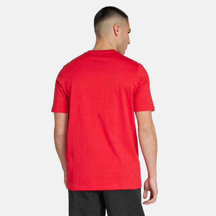 adidas Men's Manchester United DNA Graphic T-Shirt Red adidas Men's Manchester United DNA Graphic T-Shirt Red image number 1