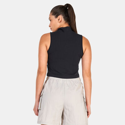Nike Women's Sportswear Collection Essentials Mock Top Black