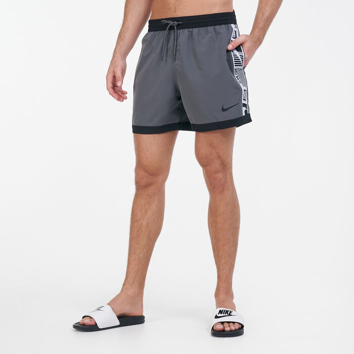 Nike Swim Men's Funfetti Racer 5-Inch Swimming Shorts Black image number 0