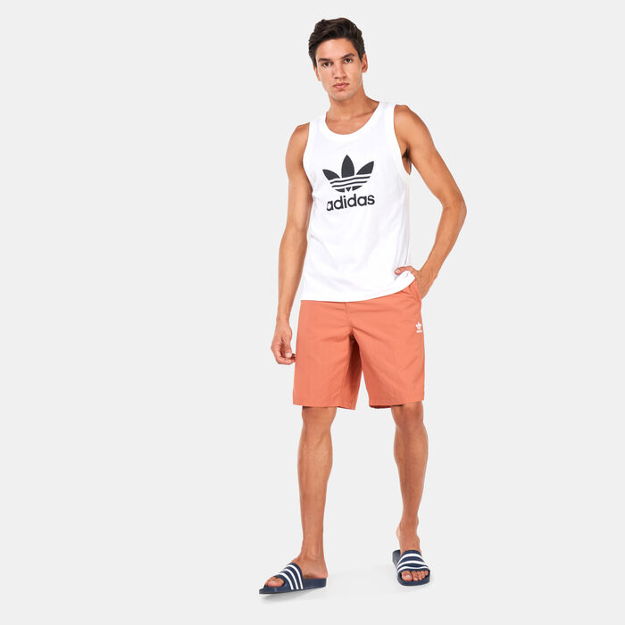 adidas Originals Men's Adicolor 3-Stripes Board Shorts Orange adidas Originals Men's Adicolor 3-Stripes Board Shorts Orange image number 2