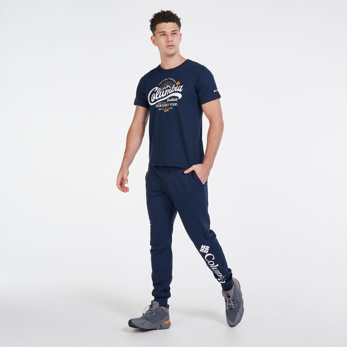 Columbia Men's Logo™ Fleece II Joggers Blue Columbia Men's Logo™ Fleece II Joggers Blue image number 2