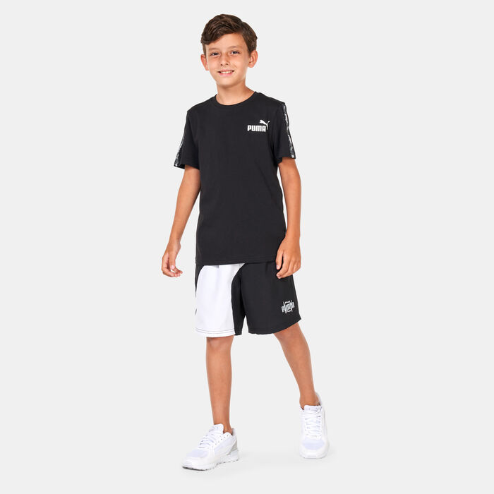 PUMA Kids' Essentials Tape Camo T-Shirt Black PUMA Kids' Essentials Tape Camo T-Shirt Black image number 2