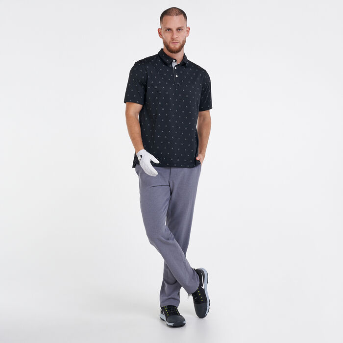 Nike Golf Men's Golf Dri-FIT Printed Polo Shirt Black image number 2