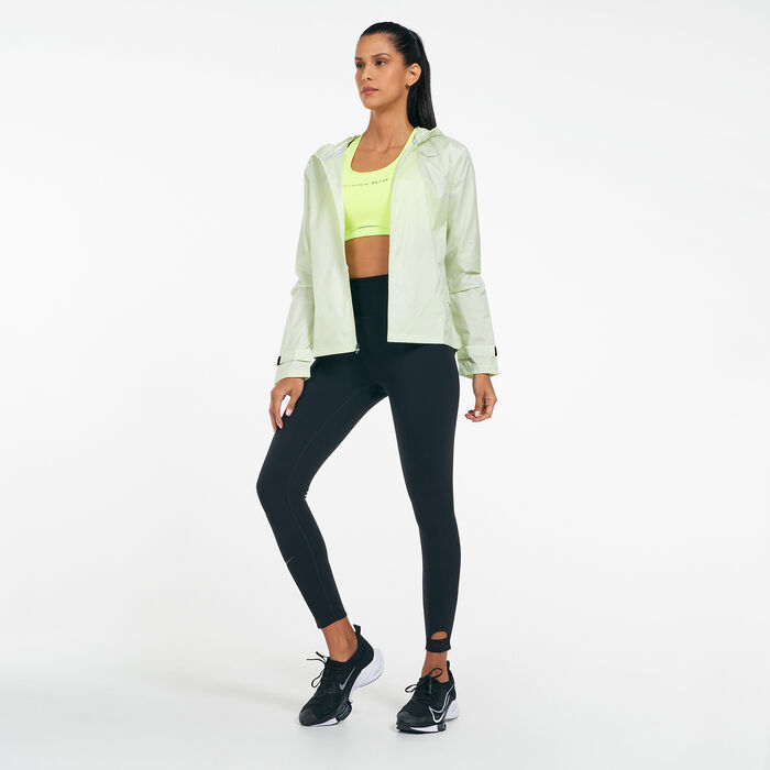 Nike Women's Essential Running Jacket Green Nike Women's Essential Running Jacket Green image number 2