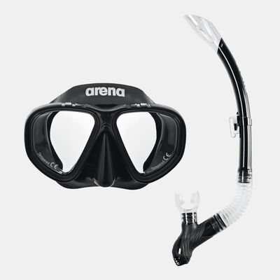 Arena Kids' Premium Snorkeling Set Black