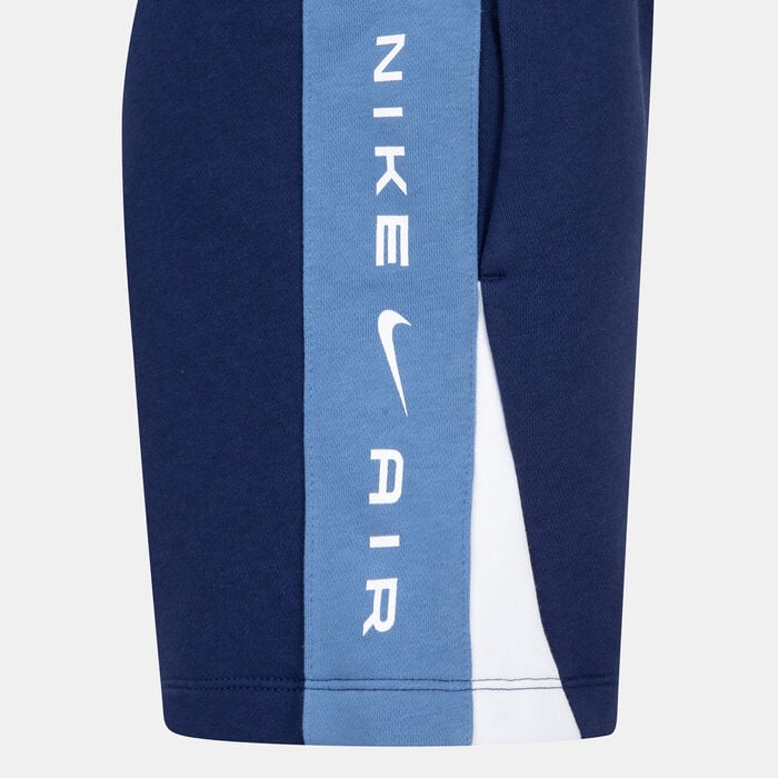 Nike Kids' Air Fleece T-Shirt and Shorts Set Blue Nike Kids' Air Fleece T-Shirt and Shorts Set Blue image number 5