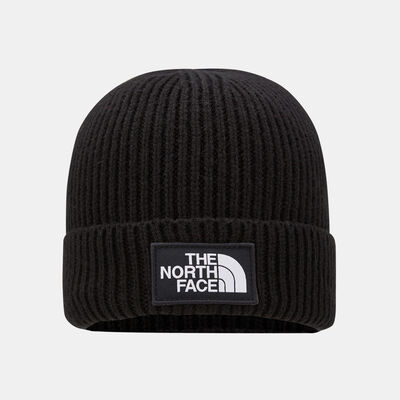 The North Face Logo Boxed Cuffed Beanie Black
