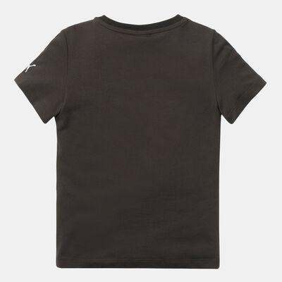 PUMA Kids' x SPONGEBOB Logo T-Shirt Black