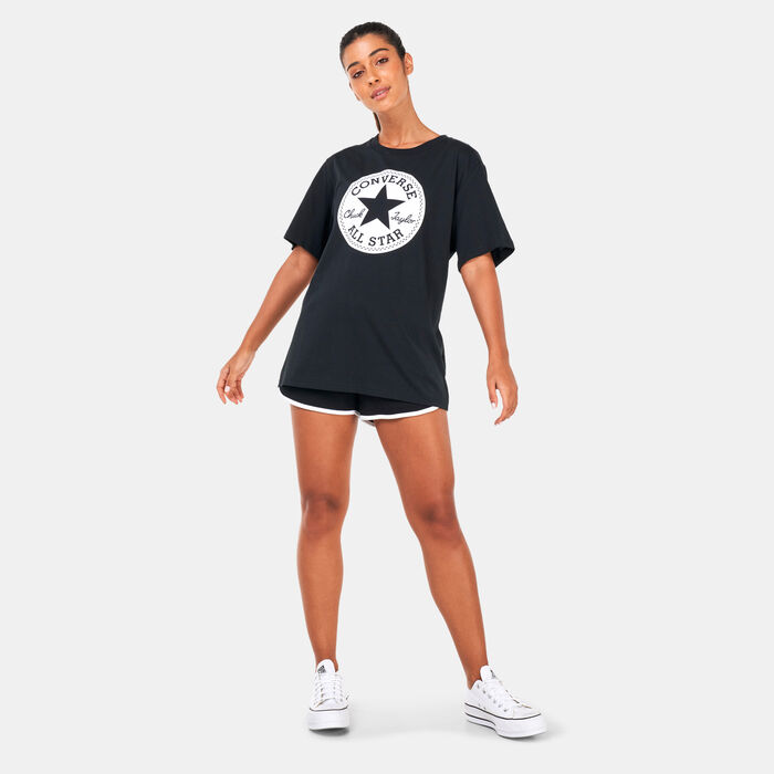 Converse Center Front Chuck Patch T-Shirt Black Converse Center Front Chuck Patch T-Shirt Black image number 3