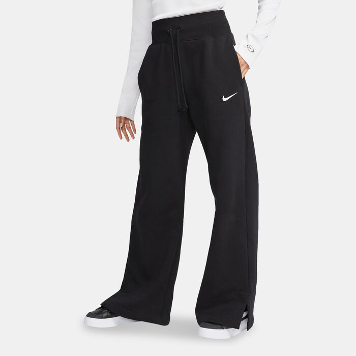 Nike Women's Sportswear Phoenix Fleece Wide-Leg Sweatpants Black Nike Women's Sportswear Phoenix Fleece Wide-Leg Sweatpants Black image number 0