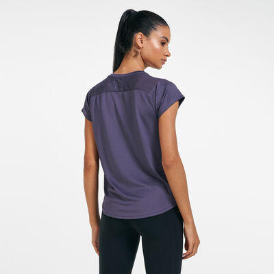 Nike Women's Icon Clash Running T-Shirt Purple