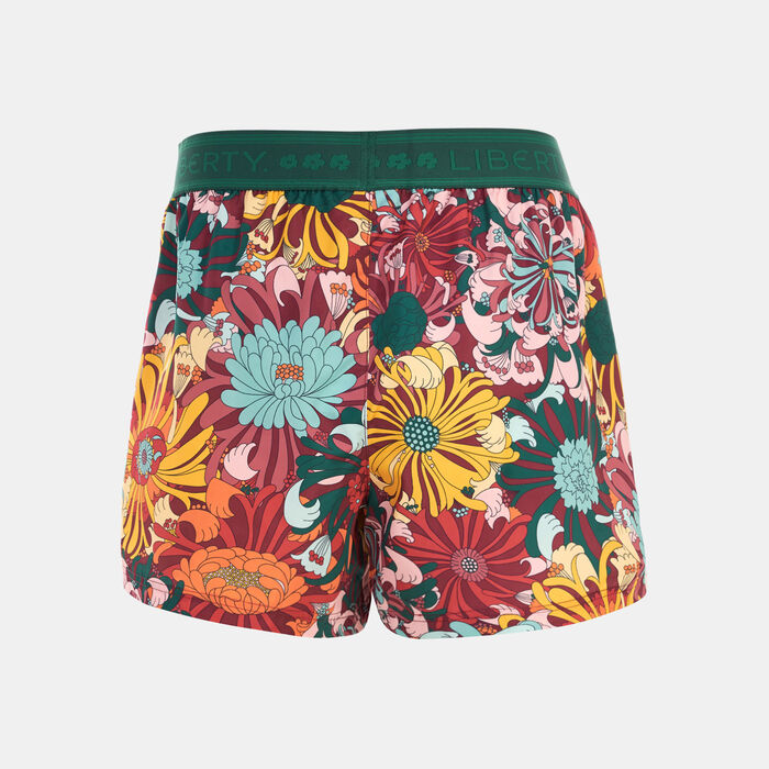 PUMA Women's x LIBERTY Allover Print Woven Shorts Multi PUMA Women's x LIBERTY Allover Print Woven Shorts Multi image number 1