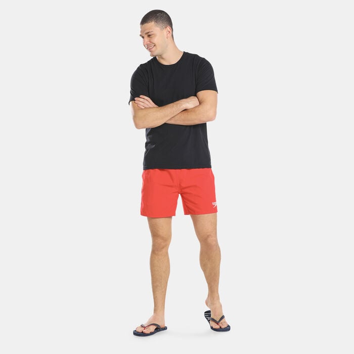 Speedo Men's Essentials 16-Inch Water Swimming Shorts Orange Speedo Men's Essentials 16-Inch Water Swimming Shorts Orange image number 2