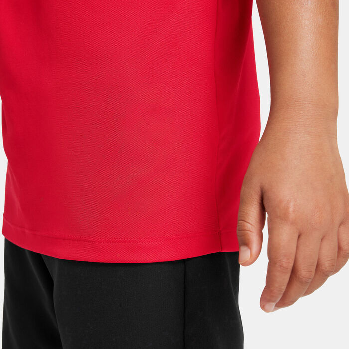 Nike Kids' Dri-FIT Victory SLD Polo Shirt Red Nike Kids' Dri-FIT Victory SLD Polo Shirt Red image number 3