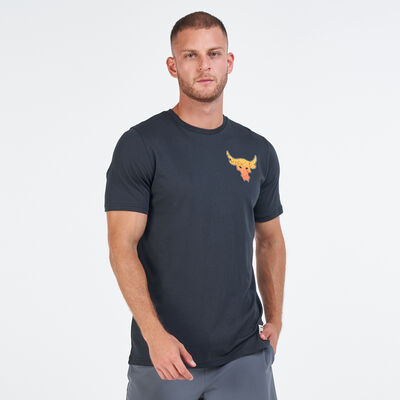 Under Armour Men's Project Rock Iron Tour T-Shirt Black Under Armour Men's Project Rock Iron Tour T-Shirt Black