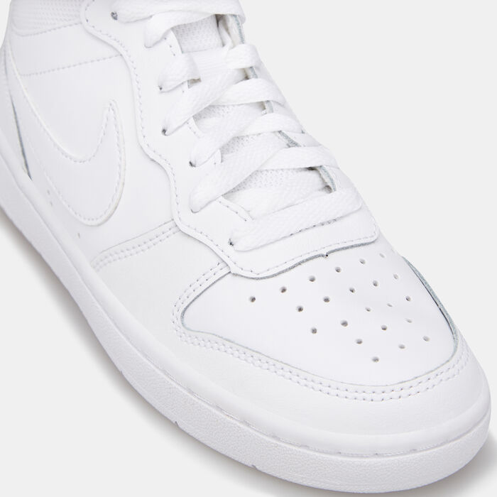 Nike Kids' Court Borough Mid 2 Shoes White image number 4