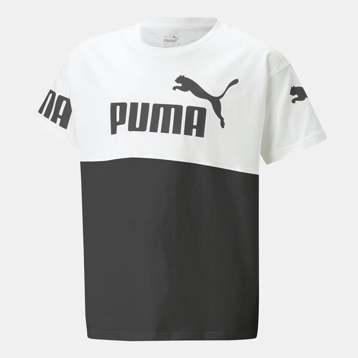 PUMA Kids' POWER T-shirt White image number 0
