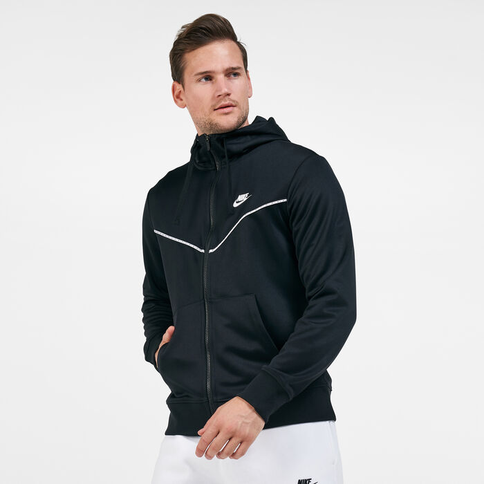 Nike Men's Sportswear Full-Zip Hoodie Black Nike Men's Sportswear Full-Zip Hoodie Black image number 0
