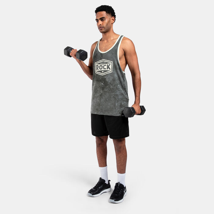 Under Armour Men's Project Rock Training Tank Top Green image number 2