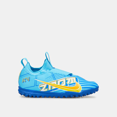 Nike Kids' Jr. Zoom Vapor 15 Academy Turf Shoe Blue