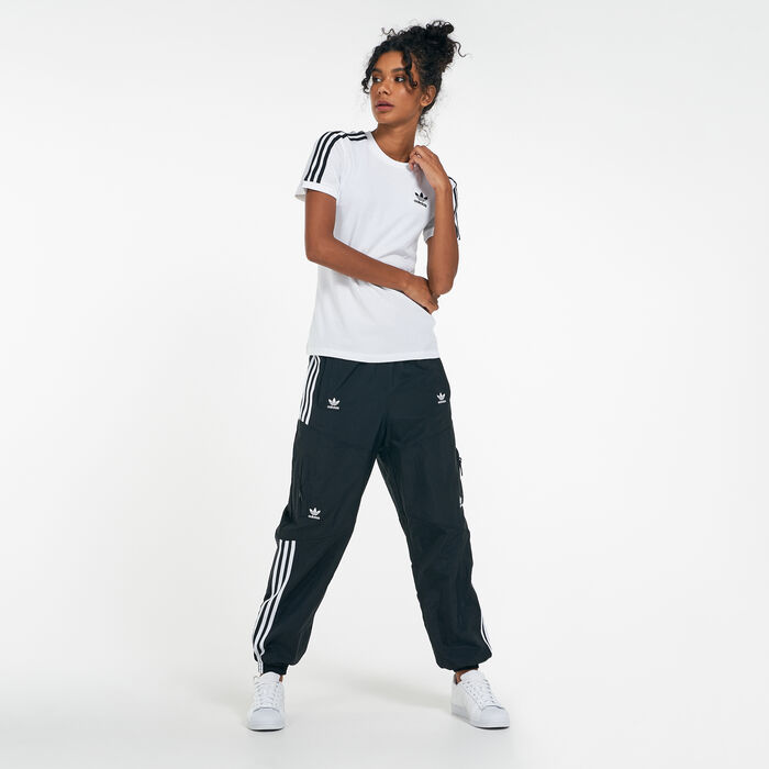 adidas Originals Women's 3-Stripes T-Shirt White adidas Originals Women's 3-Stripes T-Shirt White image number 2
