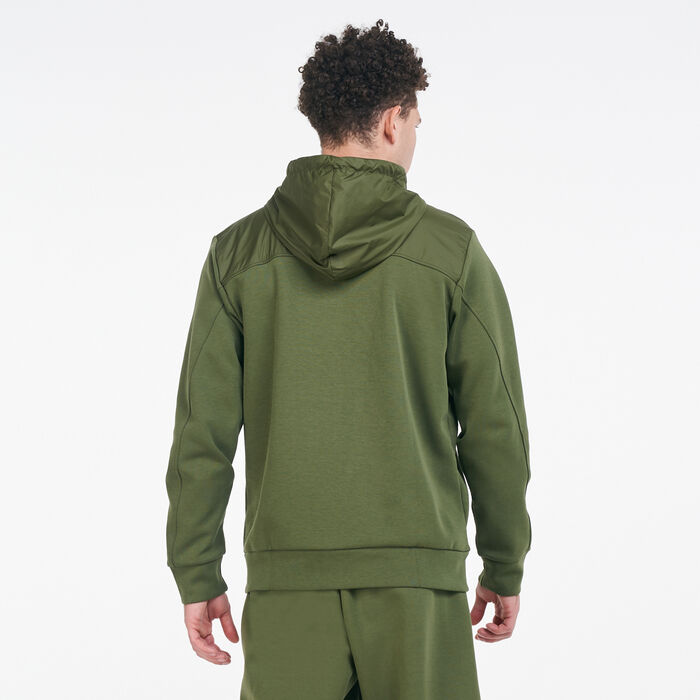 adidas Men's Performance Hoodie Green adidas Men's Performance Hoodie Green image number 1