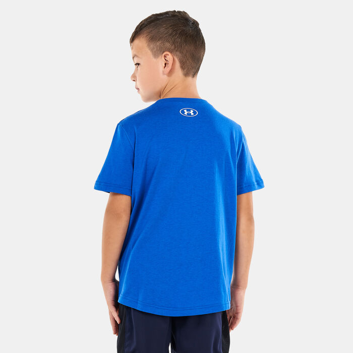 Under Armour Kids' Sportstyle Logo Training T-Shirt Blue image number 1