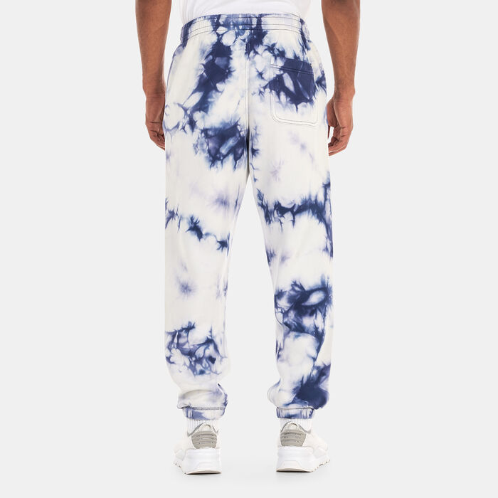 Vans Men's ComfyCush Tie Dye Fleece Sweatpants Blue Vans Men's ComfyCush Tie Dye Fleece Sweatpants Blue image number 1